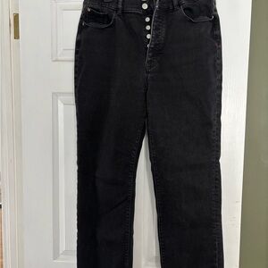 Warp + Weft Women's Dark High Rise Jeans